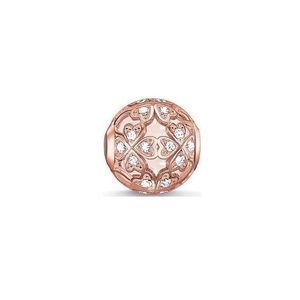 Thomas sabo rose gold clover karma bead